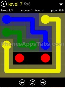 Flow Free 5x5 level 7 Flow Free 5x5 level 7