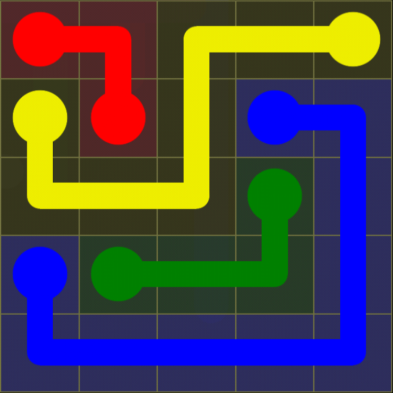 Flow Free Puzzle Level 5