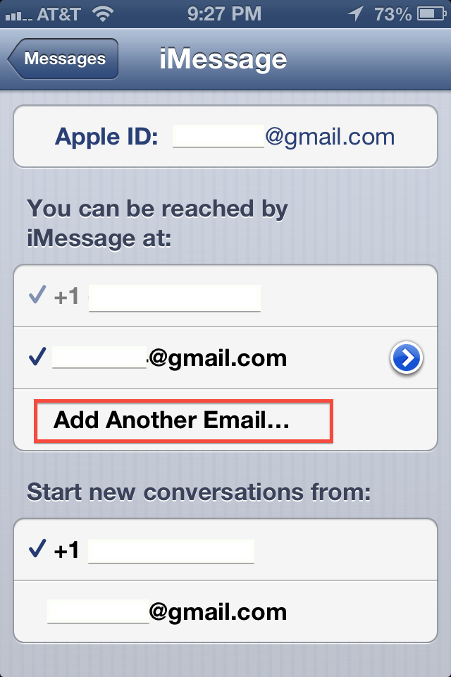 Imessage Email Address