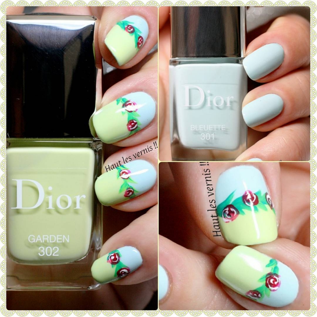 Roses And All | Floral Nail Art designs for spring