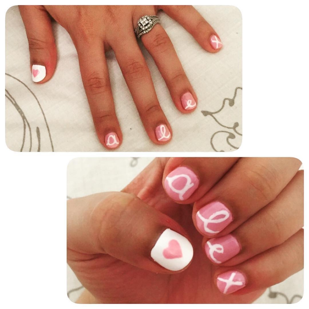 Nails With Name | Valentine's Day Nail Art Design