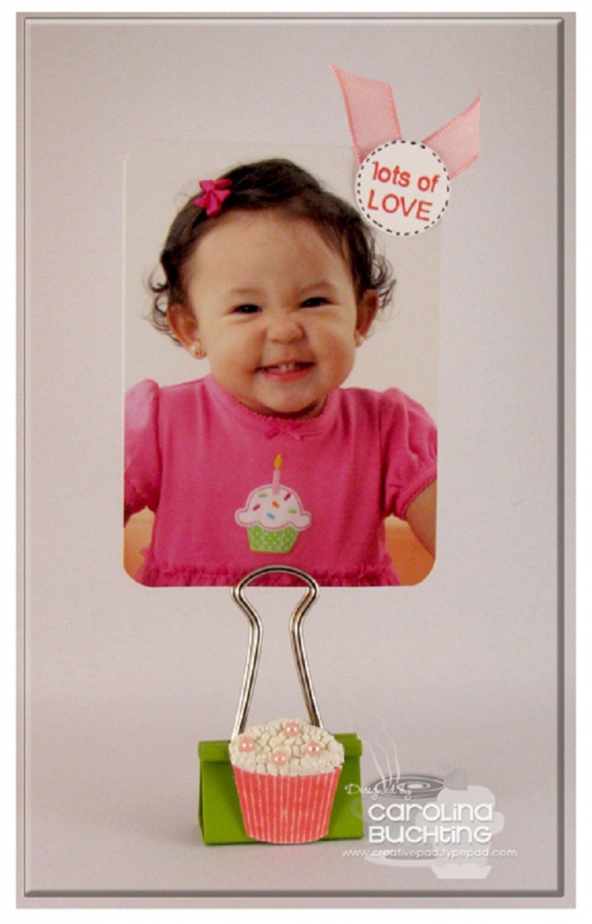 Photo Holder with Binder Clip