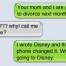 Going to Disney | Funniest Text Messages between Parents and Children