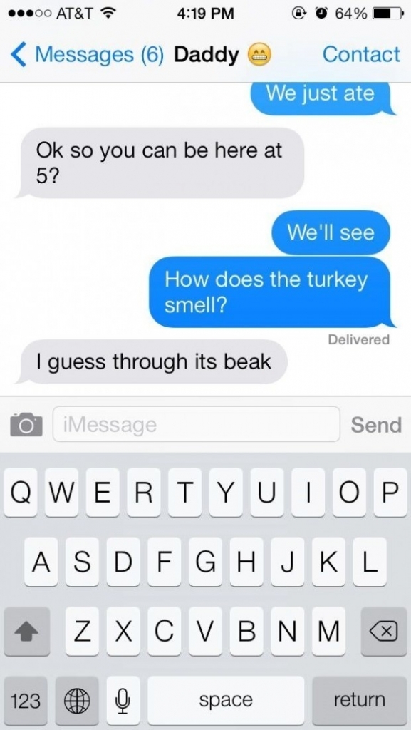 How does the turkey smell