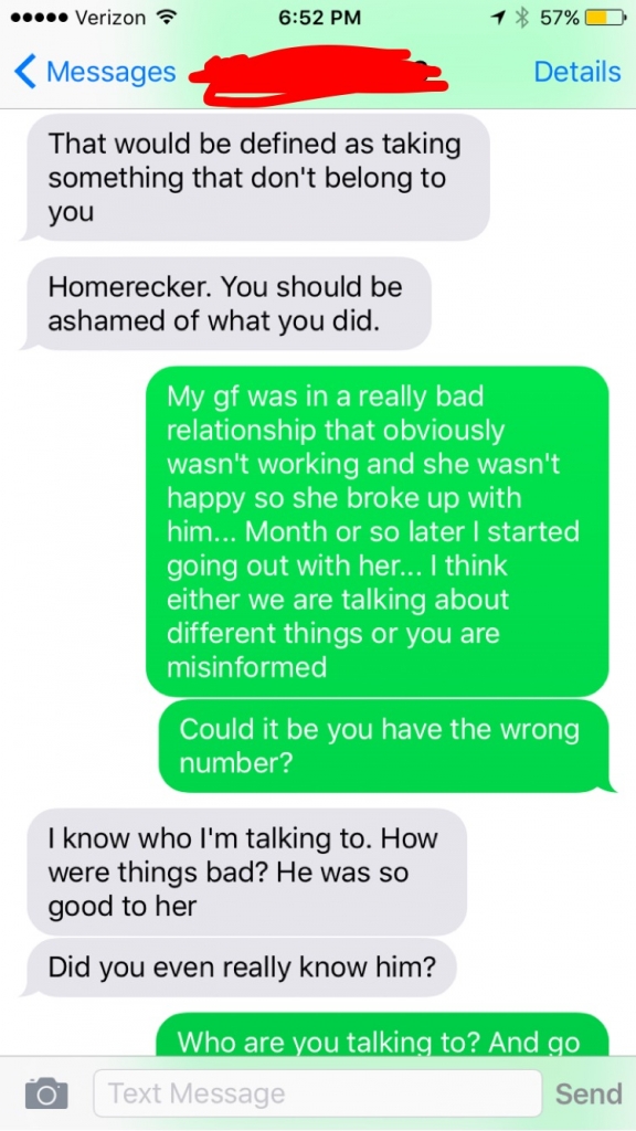 Jealous boyfriend messages wrong number 2