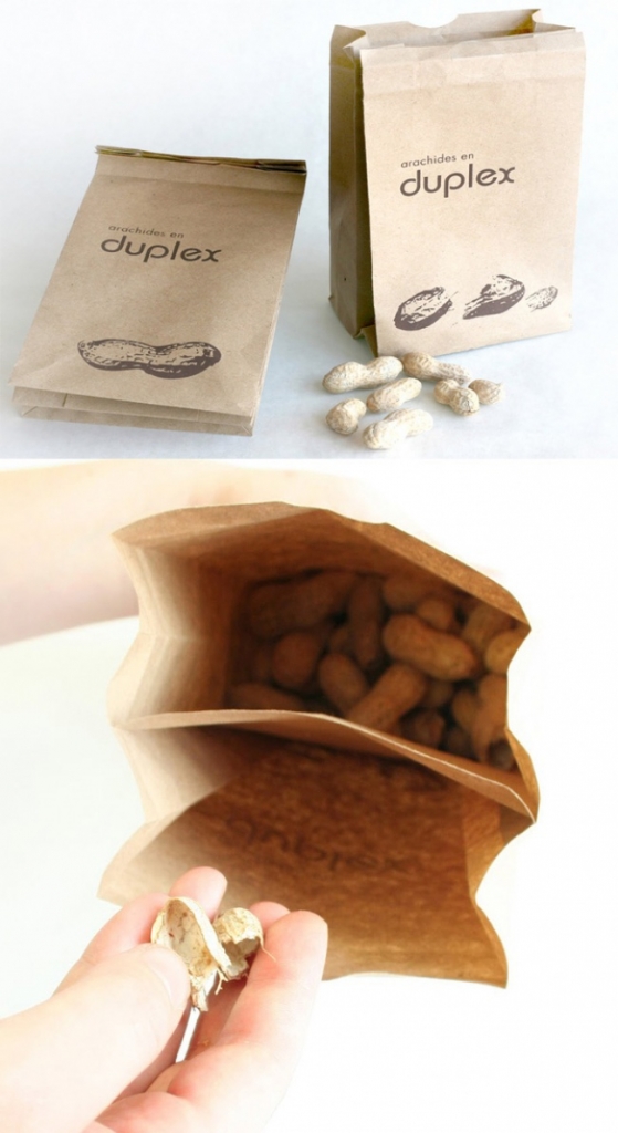 Nut Packets with a Pocket To Put waste