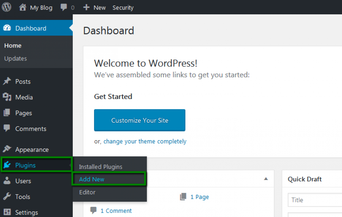 Add Plugins To WordPress
