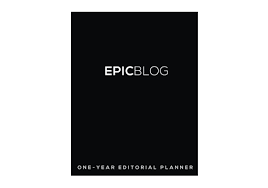  EPIC BLOG One Year Editorial Planner